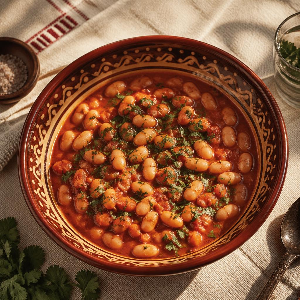 Loubia, a traditional Moroccan bean dish