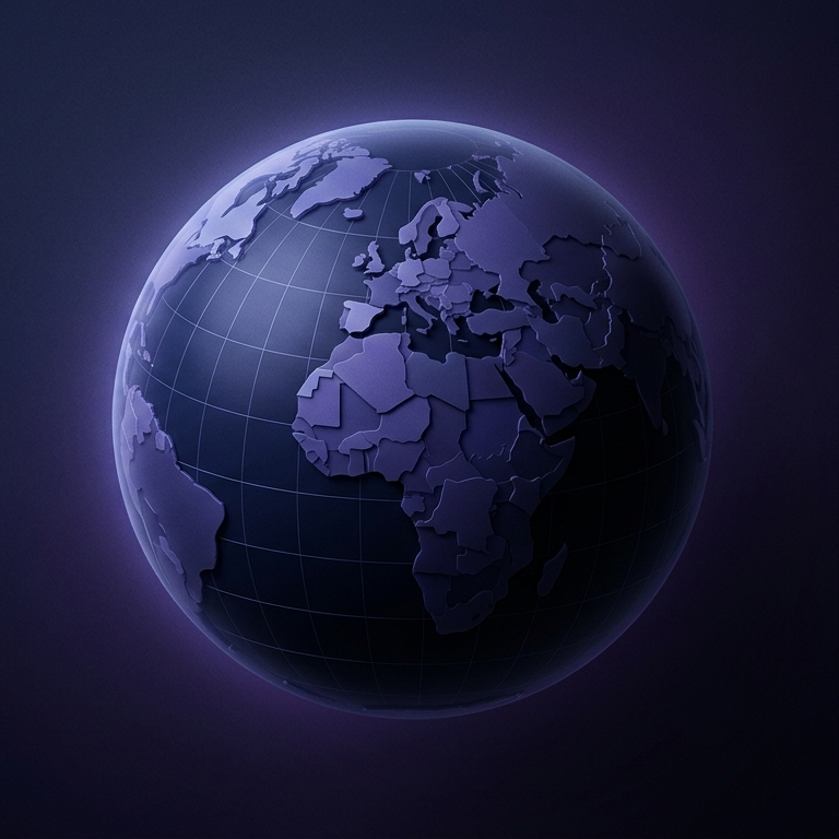 A rendered globe for Spectra Data